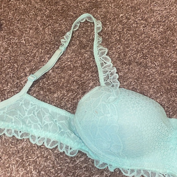 Floral light green push-up bra - Picture 4 of 10